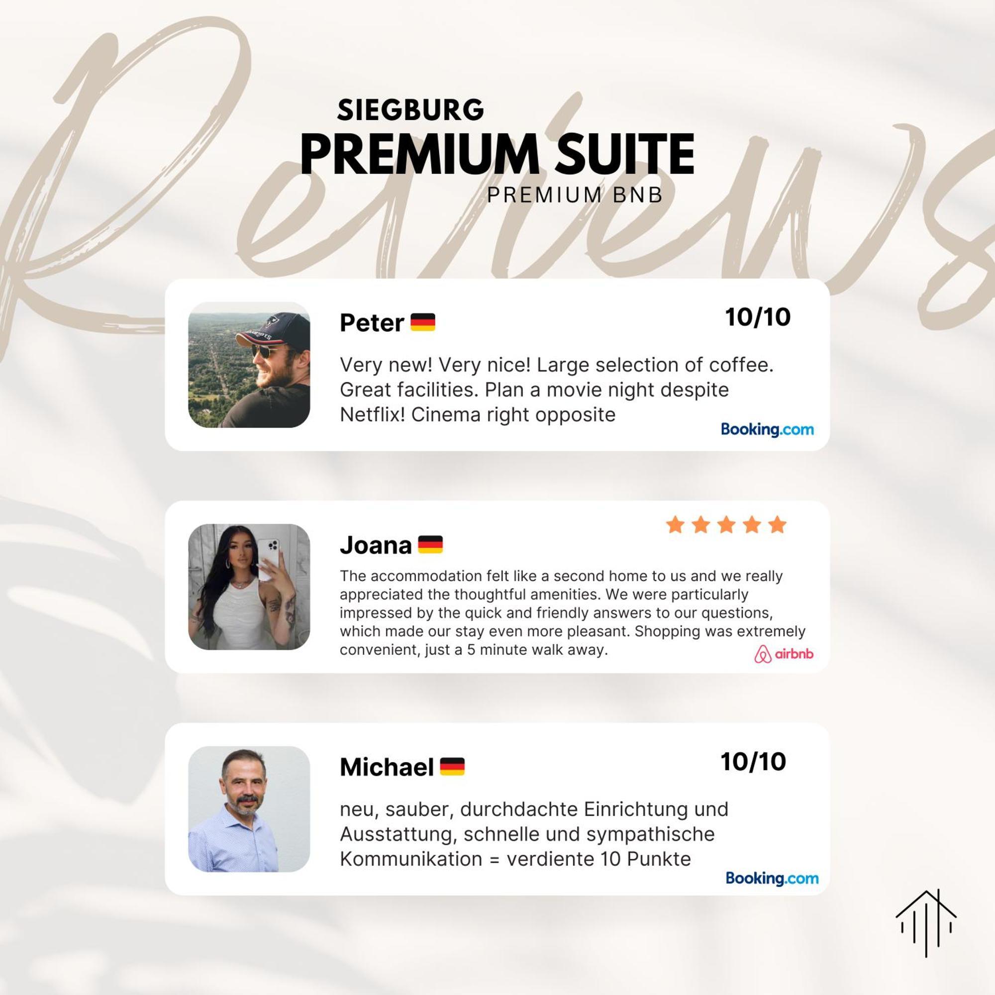 Business & Family - Zentral, 24H Check-In, Xxl Tv Lägenhet Siegburg Exteriör bild